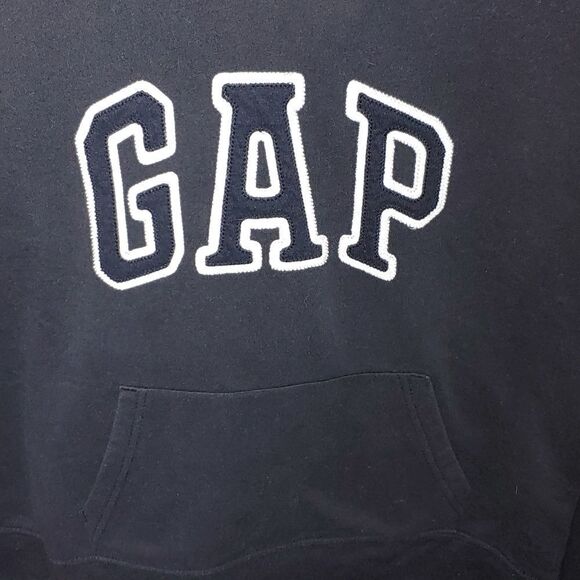 GAP Factory black  sweatshirt hoodie with Kangaroo pocket Sz S EUC - Picture 2 of 5